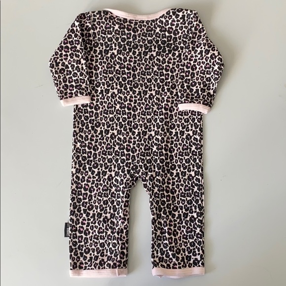 Baby onesie playsuit Leopard print size 6-12M - Picture 4 of 4